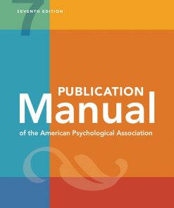 Publication Manual Of The American Psychological Association 7Th