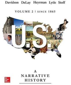 Us A Narrative History Volume 2 Since 1865 7Th