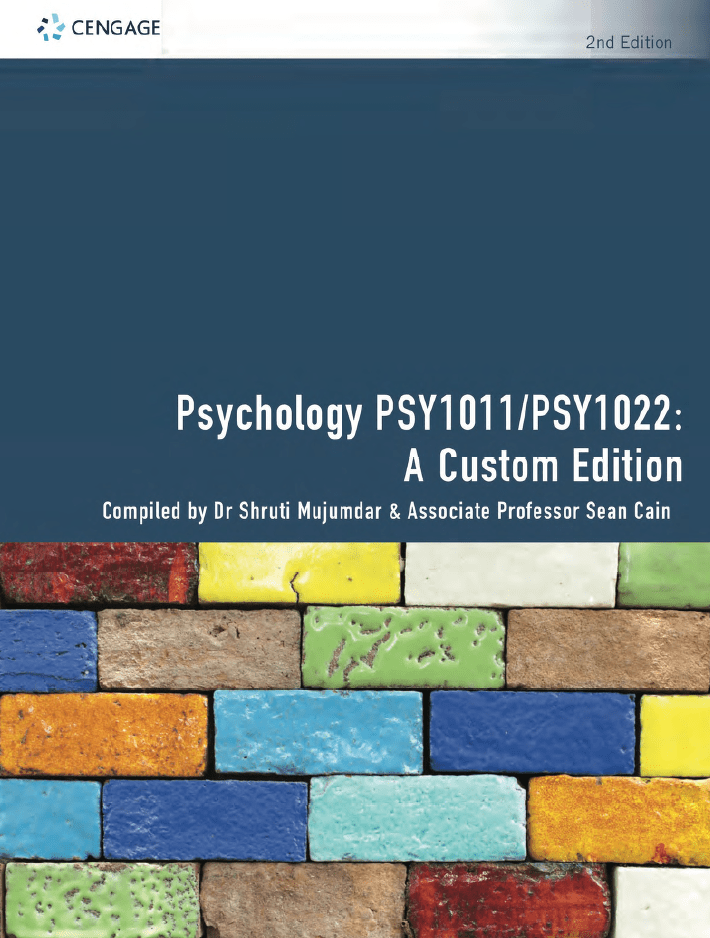 Psychology PSY1011PSY1022 A CUSTONM 2nd