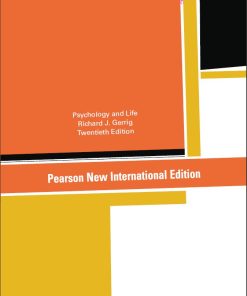 Psychology and Life 20th 20E Richard Gerrig