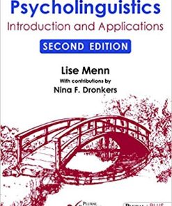 Psycholinguistics Introduction and Applications Second