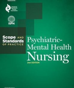 Psychiatric Mental Health Nursing Scope And Standards Of Practice 2Nd