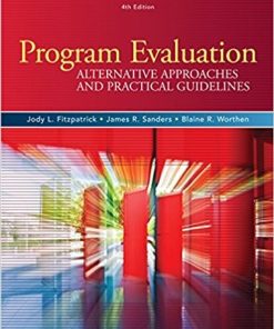 Program Evaluation Alternative Approaches Practical Guidelines 4th