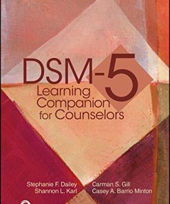 DSM5 learning companion for counselors 1st