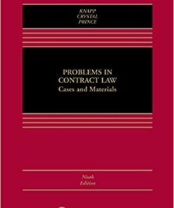 Problems in Contract Law Cases and Materials Aspen Casebook Series 9th