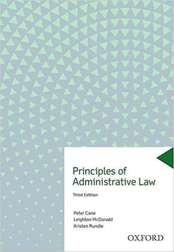 Principles of Administrative Law 3rd