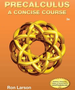 Precalculus A Concise Course 3rd 3E Ron Larson