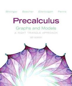 Precalculus Graphs And Models A Right Triangle Approach 5Th
