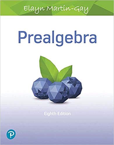 Prealgebra 8th by MartinGay K Elayn