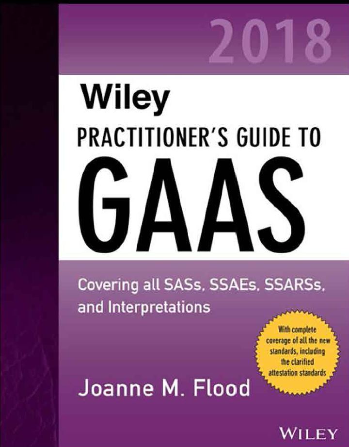 Practitioner8217s Guide to GAAS 2018 Joanne Flood