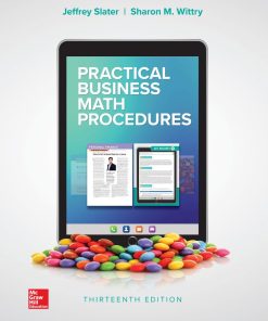 Practical Business Math Procedures 13th 13E Jeffrey Slater