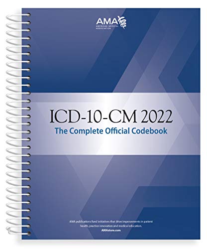 ICD10CM 2022 The Complete Official Codebook with guidelines