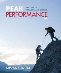 Peak Performance Success In College And Beyond 9Th