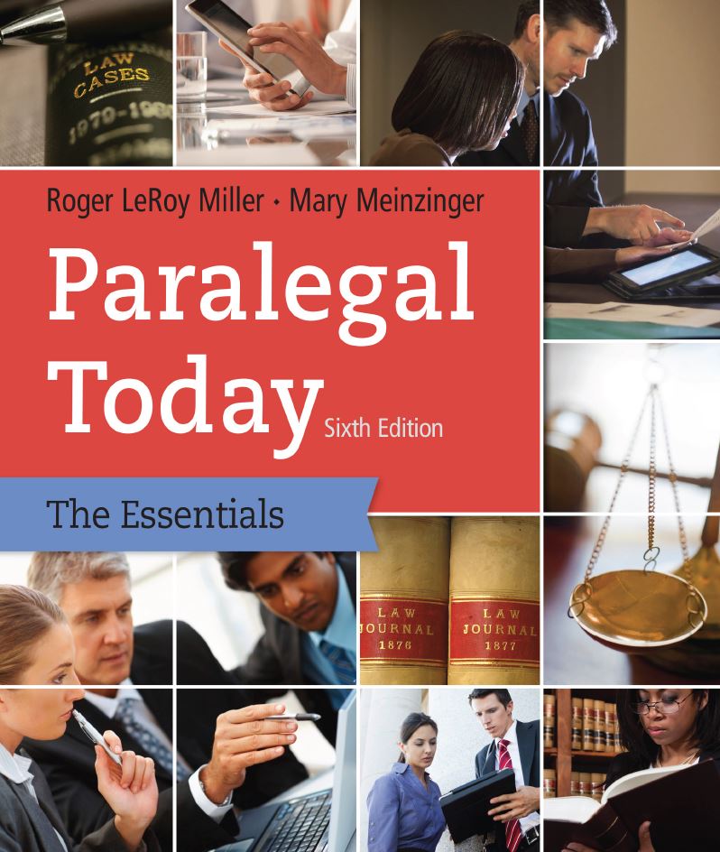 Paralegal Today The Essentials 6th 6E