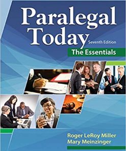 Paralegal Today The Essentials 7th