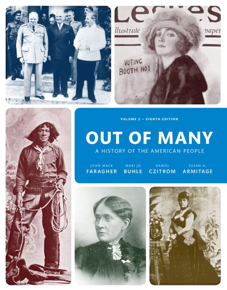 Out of Many Volume 2 8th 8E John Mack Faragher