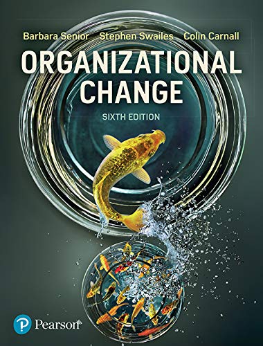 Organizational Change 6th by Barbara Senior