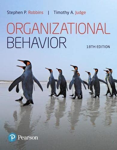 Organizational Behavior 18th by Stephen P Robbins