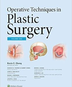 Operative Techniques in Plastic Surgery First 3 Volumes