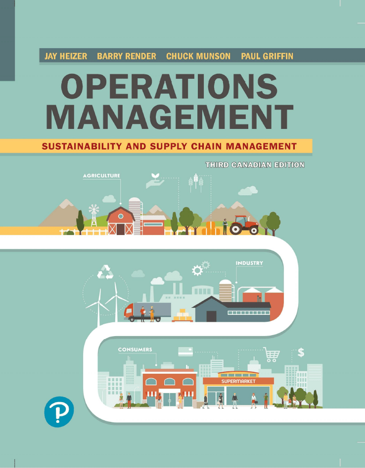 Operations Management Sustainability and Supply Chain Management Third Canadian