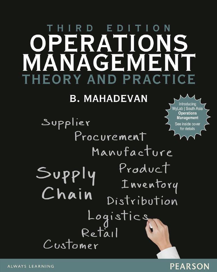 Operations Management Theory and Pract 3rd 3E