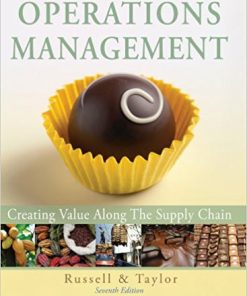 Operations Management Creating Value Along the Supply Chain 7th