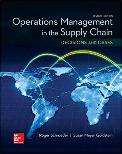 Operations Management in the Supply Chain 7th