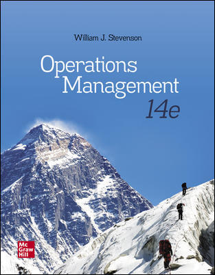 Operations Management 14th By William J Stevenson