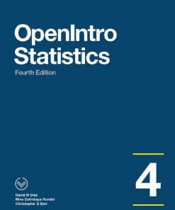 OpenIntro Statistics 4th 4E David Diez Christopher Barr