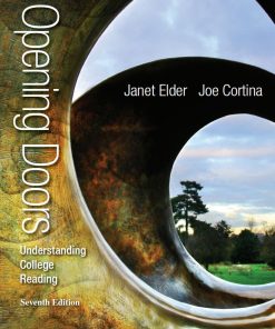 Opening Doors Understanding College Reading 7th 7E