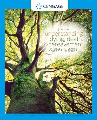 Understanding Dying Death And Bereavement 9Th