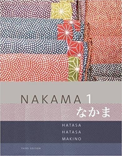 Nakama 1 Japanese Communication Culture Context 3rd