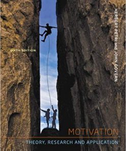 Motivation Theory Research and Application 6th