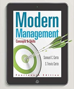 Modern Management Concepts and Skills 14th by Samuel C Certo