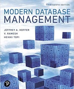 Modern Database Management 13th by Jeff Hoffer