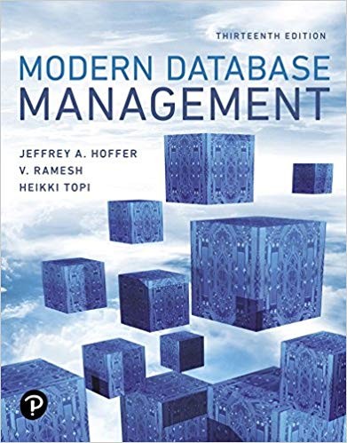 Modern Database Management 13th by Jeff Hoffer