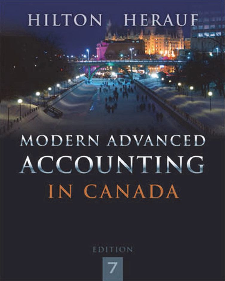 Modern Advanced Accounting in Canada 7th 7E