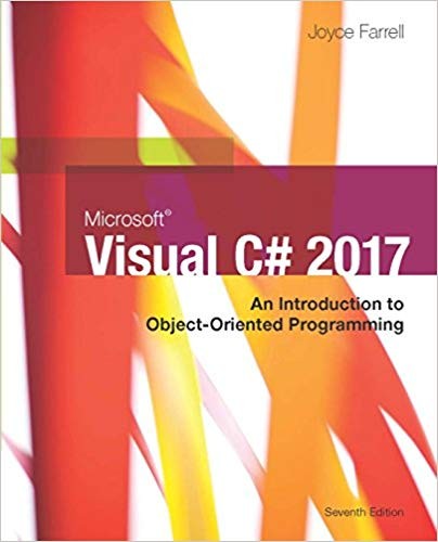 Microsoft Visual C An Introduction to ObjectOriented Programming 7th