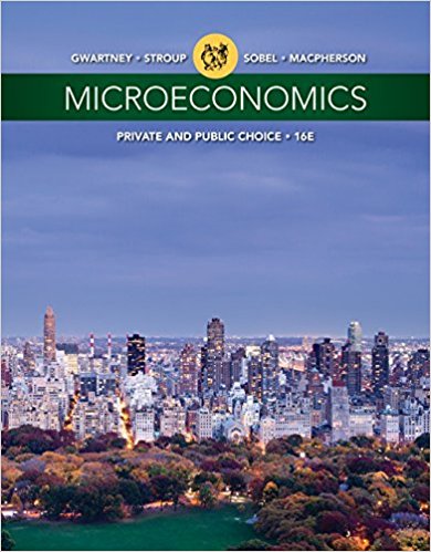 Microeconomics Private and Public Choice 16th
