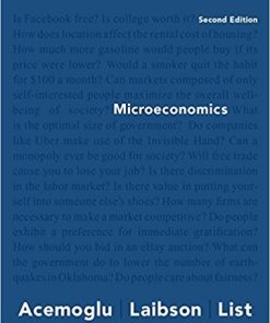 Microeconomics 2nd by Daron Acemoglu