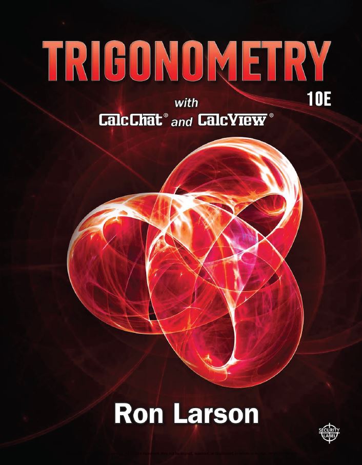 Trigonometry 10th 10E Ron Larson