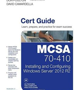Mcsa 70 410 Cert Guide R2 Installing And Configuring Windows Server 2012