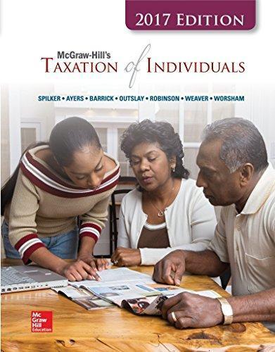 Mcgraw Hills Taxation Of Individuals 2017 8Th