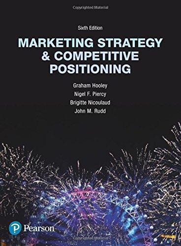 Marketing Strategy And Competitive Positioning 6Th