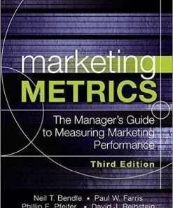 Marketing Metrics The Managers Guide To Measuring Marketing Performance 3Rd