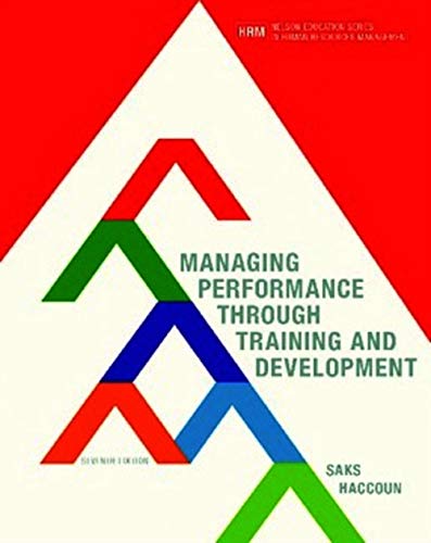 Managing Performance through Training and Development 7th