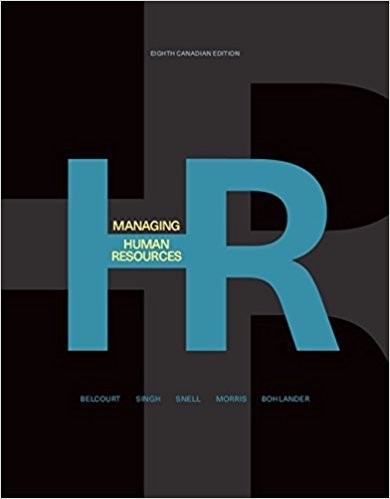 Managing Human Resources 8th Canadian by Belcourt