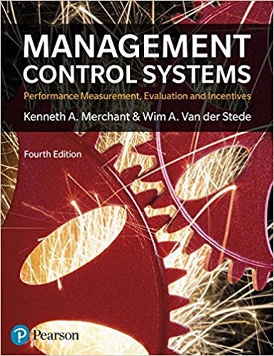 Management Control Systems 4th by Kenneth Merchant
