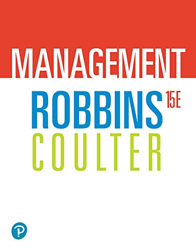 Management 15th by Stephen Robbins