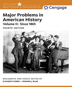 Major Problems in American History Volume II 2 4th